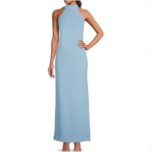 NWT Badgley Mischka Reese Gown in Light Blue
